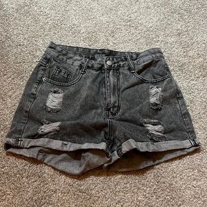 Denim shorts